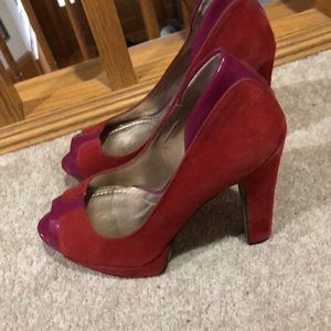 BCBGeneration Red Pumps